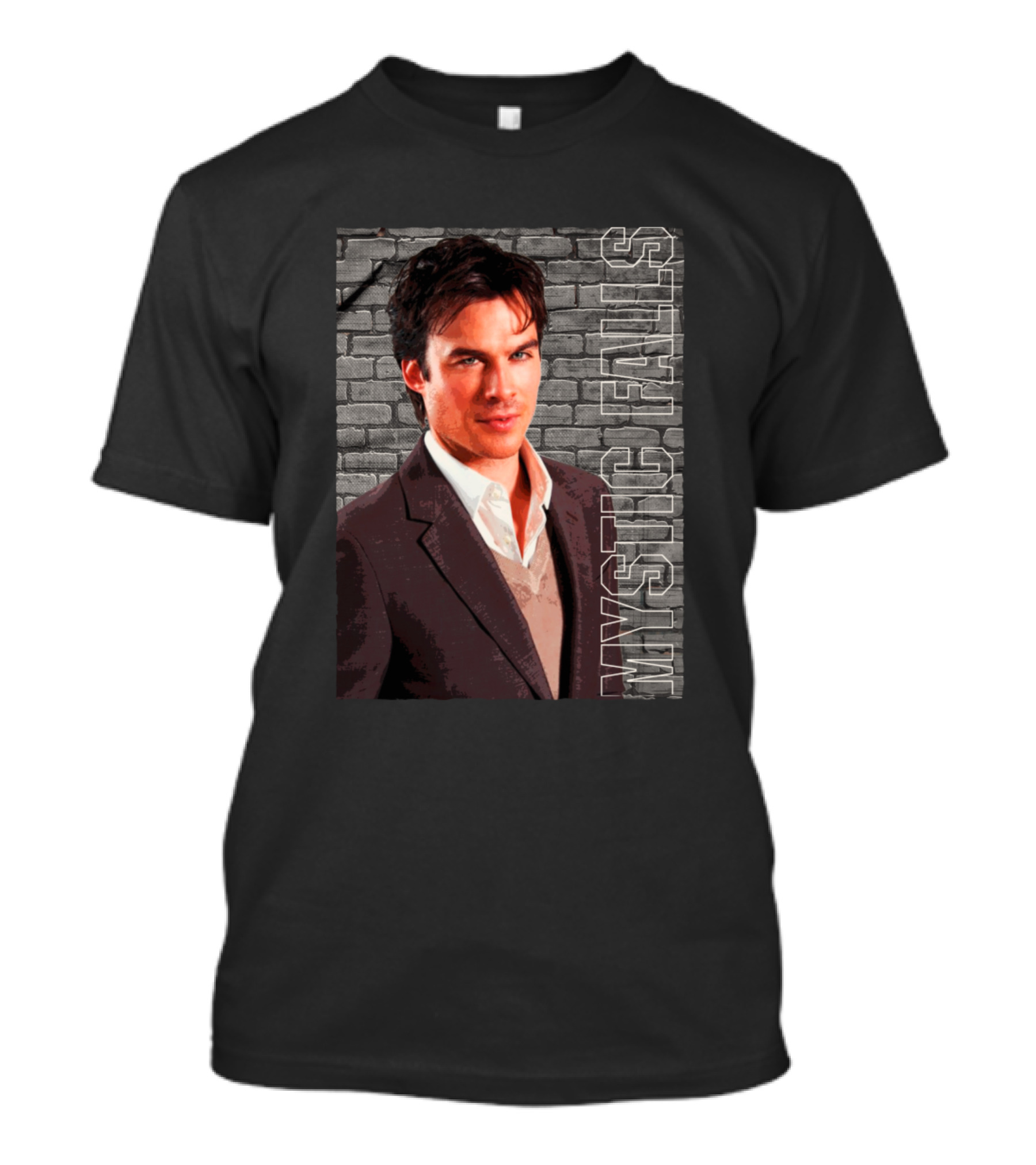 Mystic Falls TVD Vampire Damon Retro T-Shirt