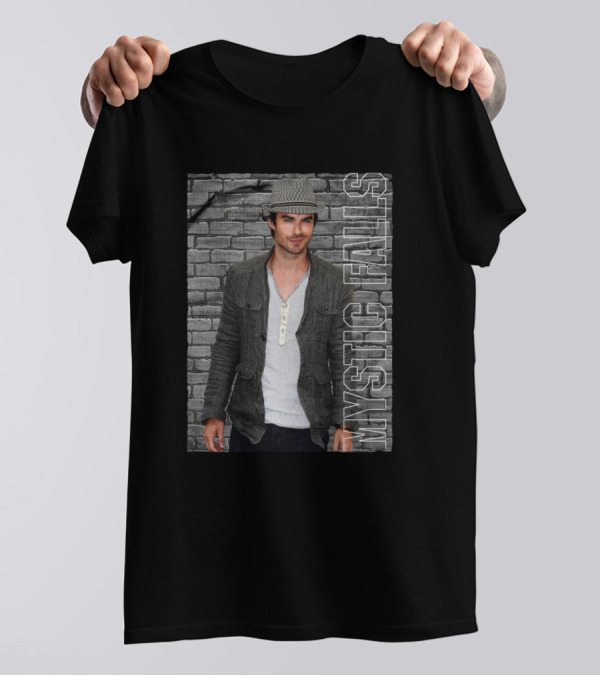 Mystic Falls TVD Vampire Damon Salvatore T-Shirt