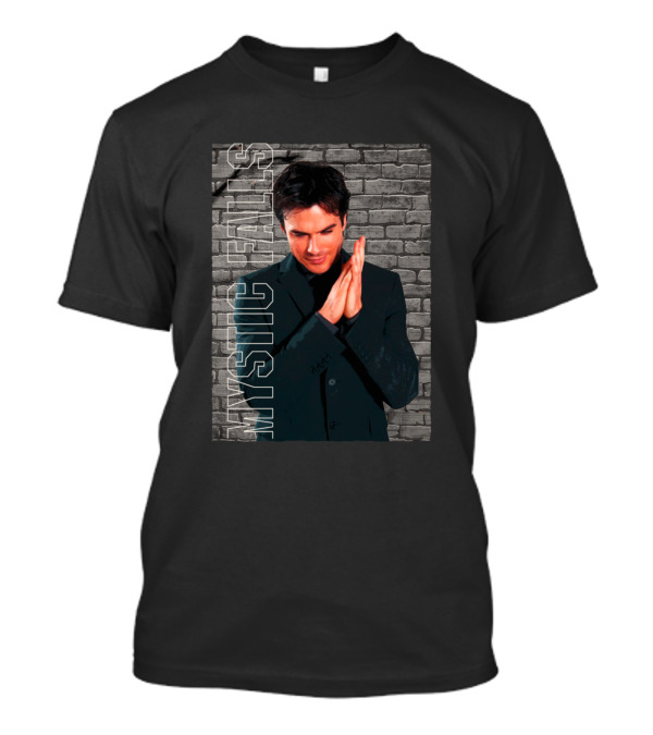 Tvd Vampire Damon Mystic Falls Vintage T-Shirt