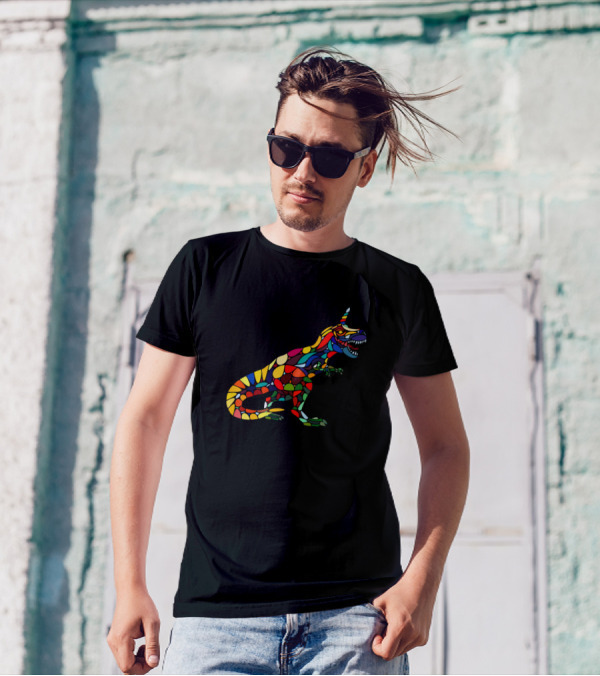 Unicornasaurus Rex Colorful Funny Dinosaur Unicorn Hybrid T-Shirt