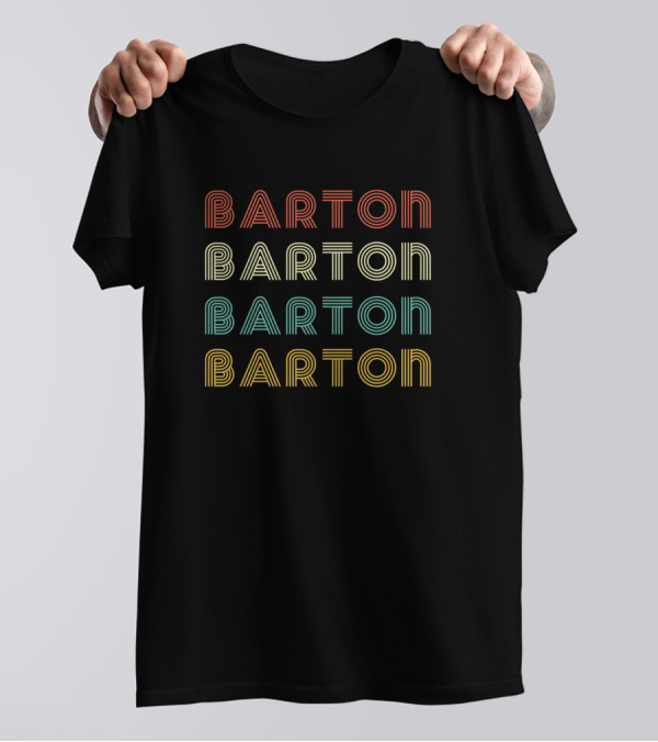 Barton Vintage Retro T-Shirt