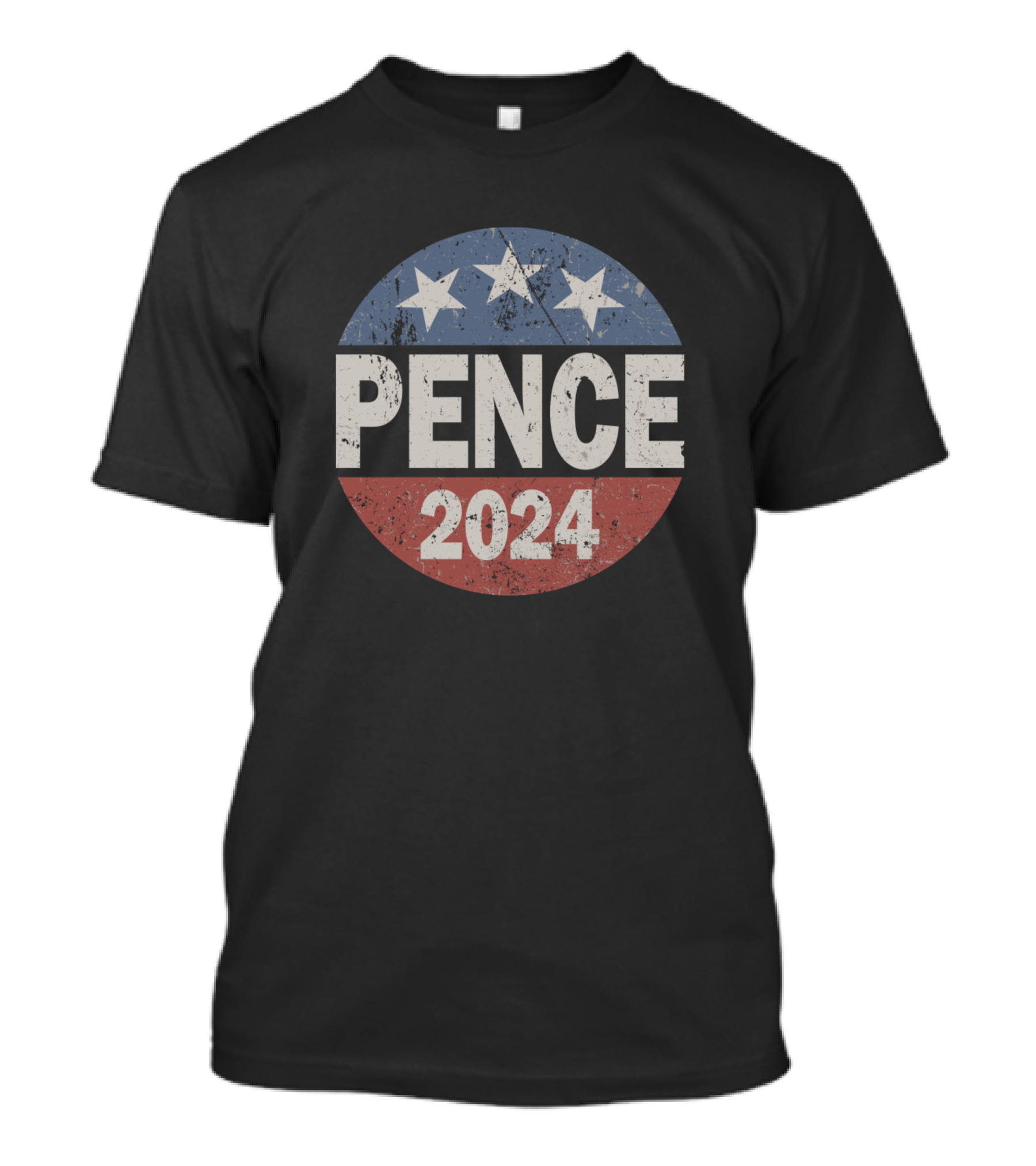 Pence 2024 Vintage Three Stars T-Shirt