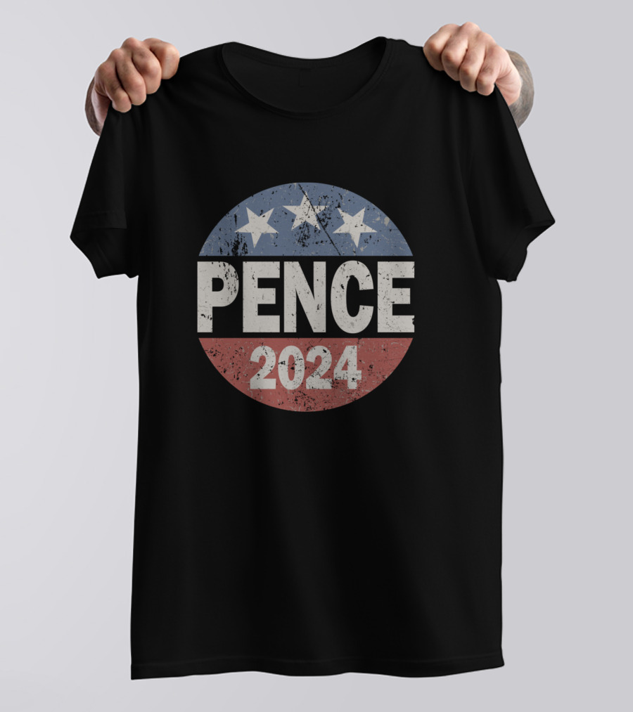 Pence 2024 Vintage Three Stars T-Shirt