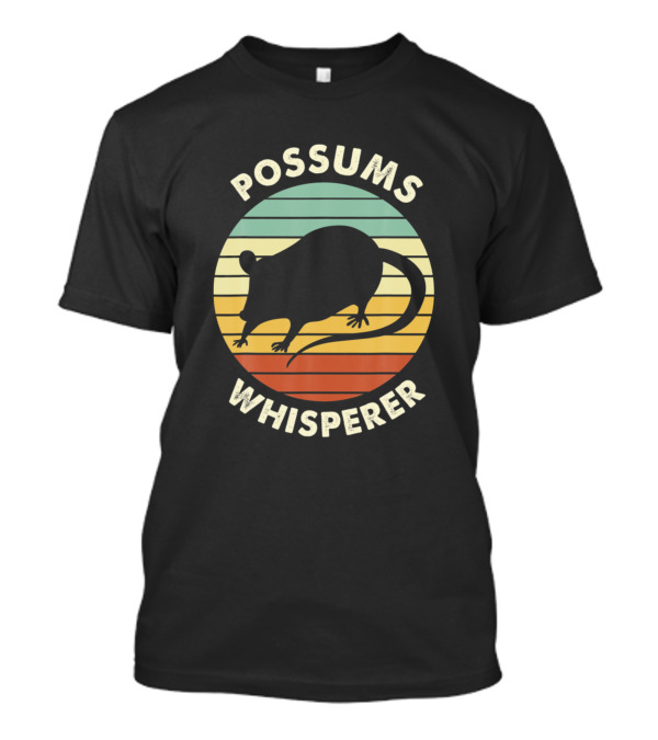 Vintage Possums Whisperer Retro Sunset T-Shirt