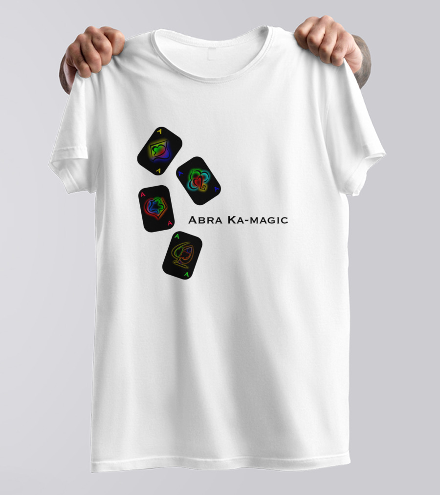 Abra Ka-magic Neon 4 Aces T-Shirt