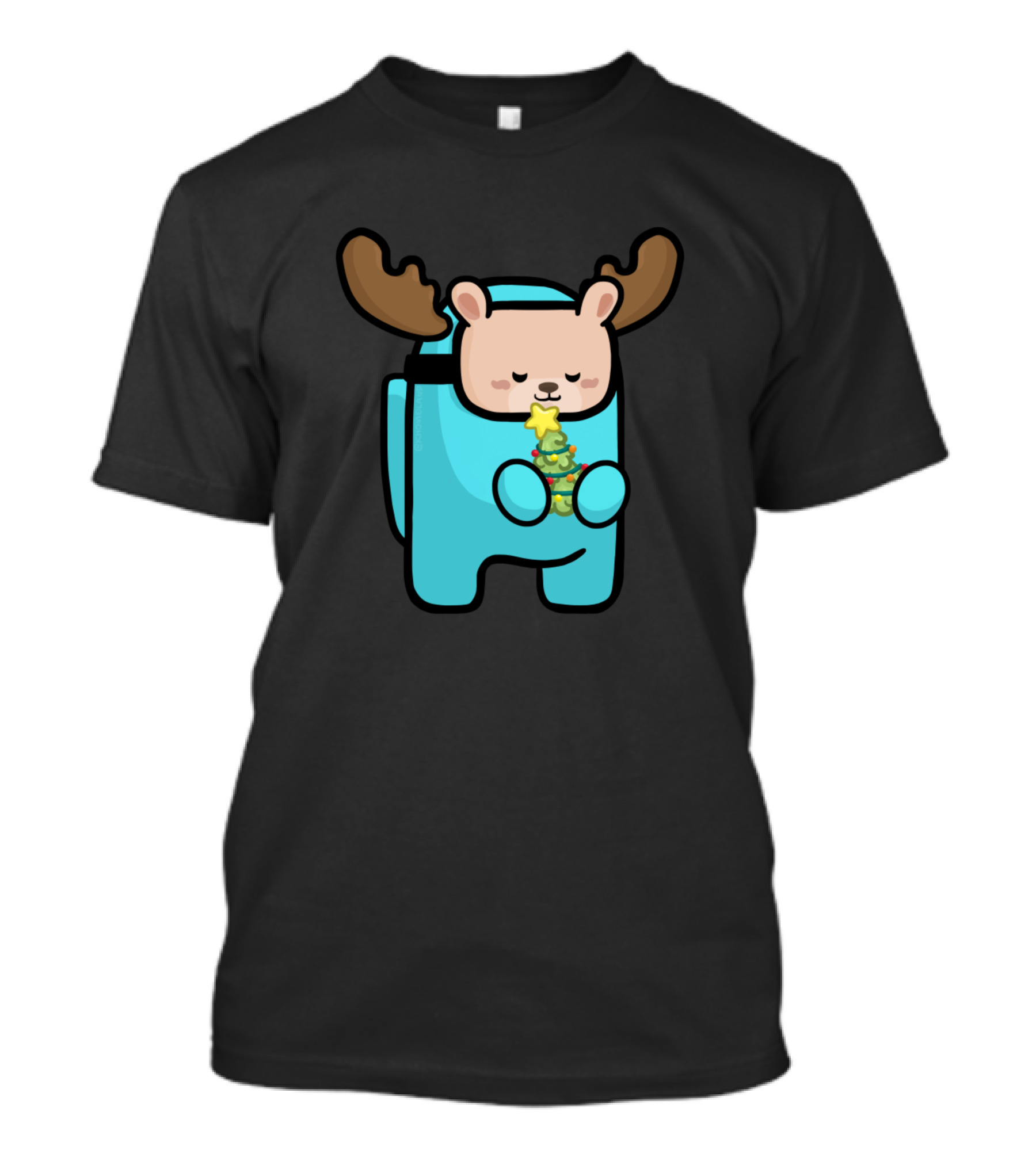 Among Us Moose Impostor Christmas Tree Costume T-Shirt
