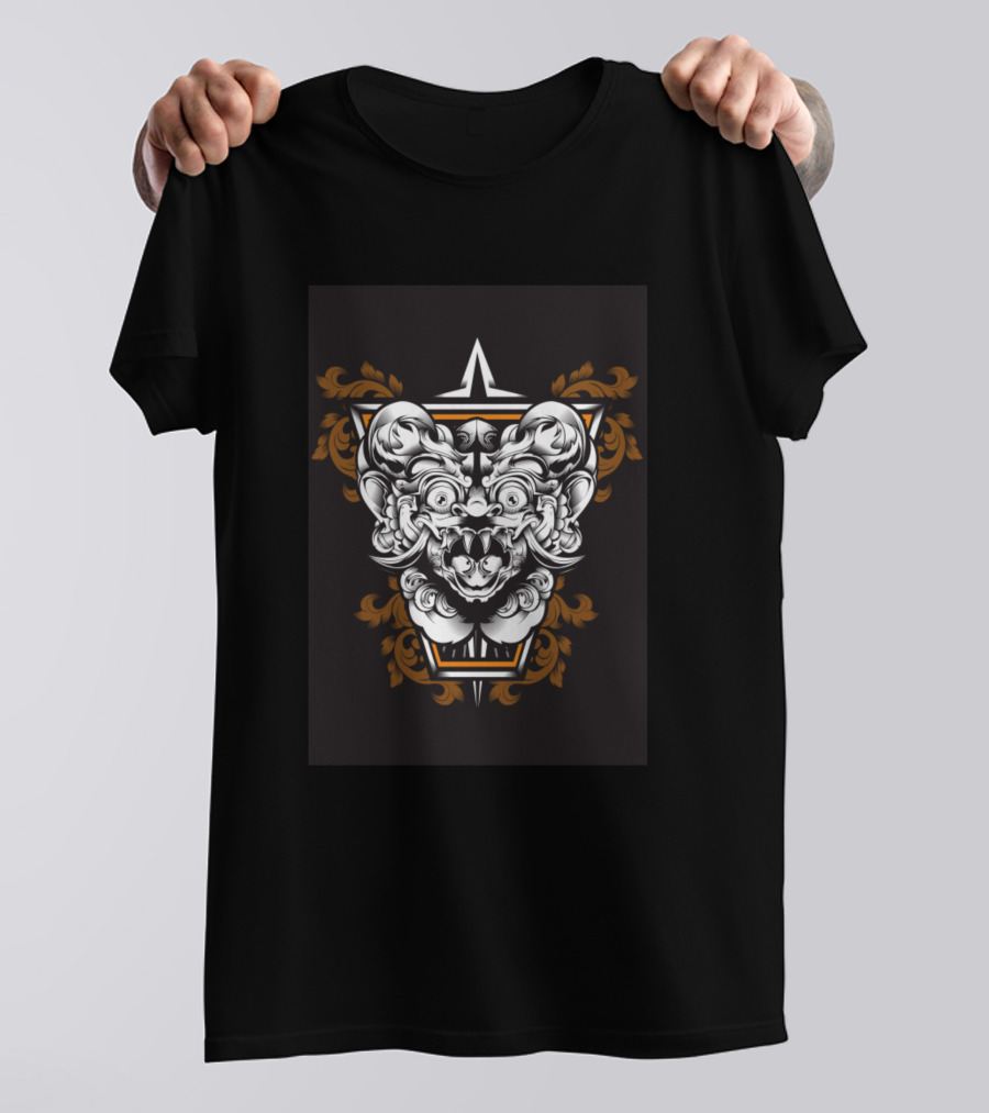 Anubis Mask Ornate Decorative T-Shirt