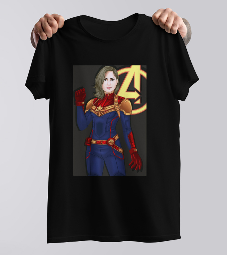 Avengers Beautiful Captain Marvel T-Shirt