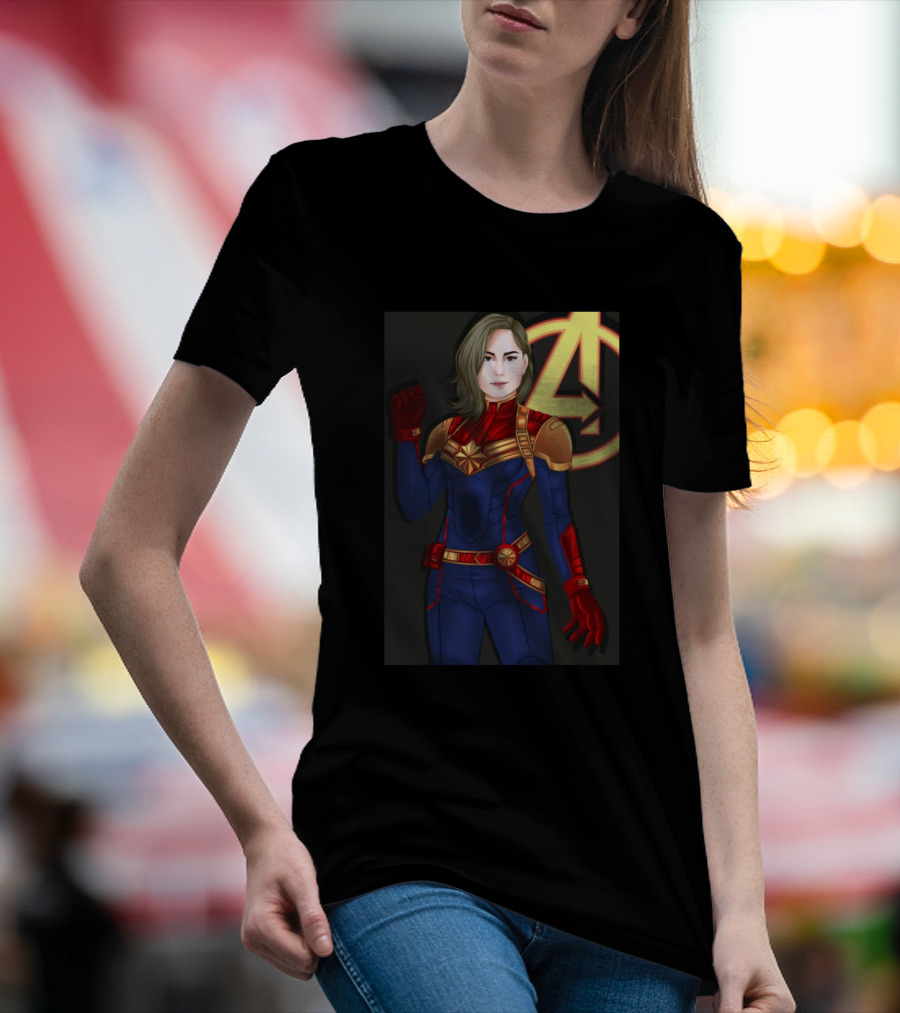 Avengers Beautiful Captain Marvel T-Shirt