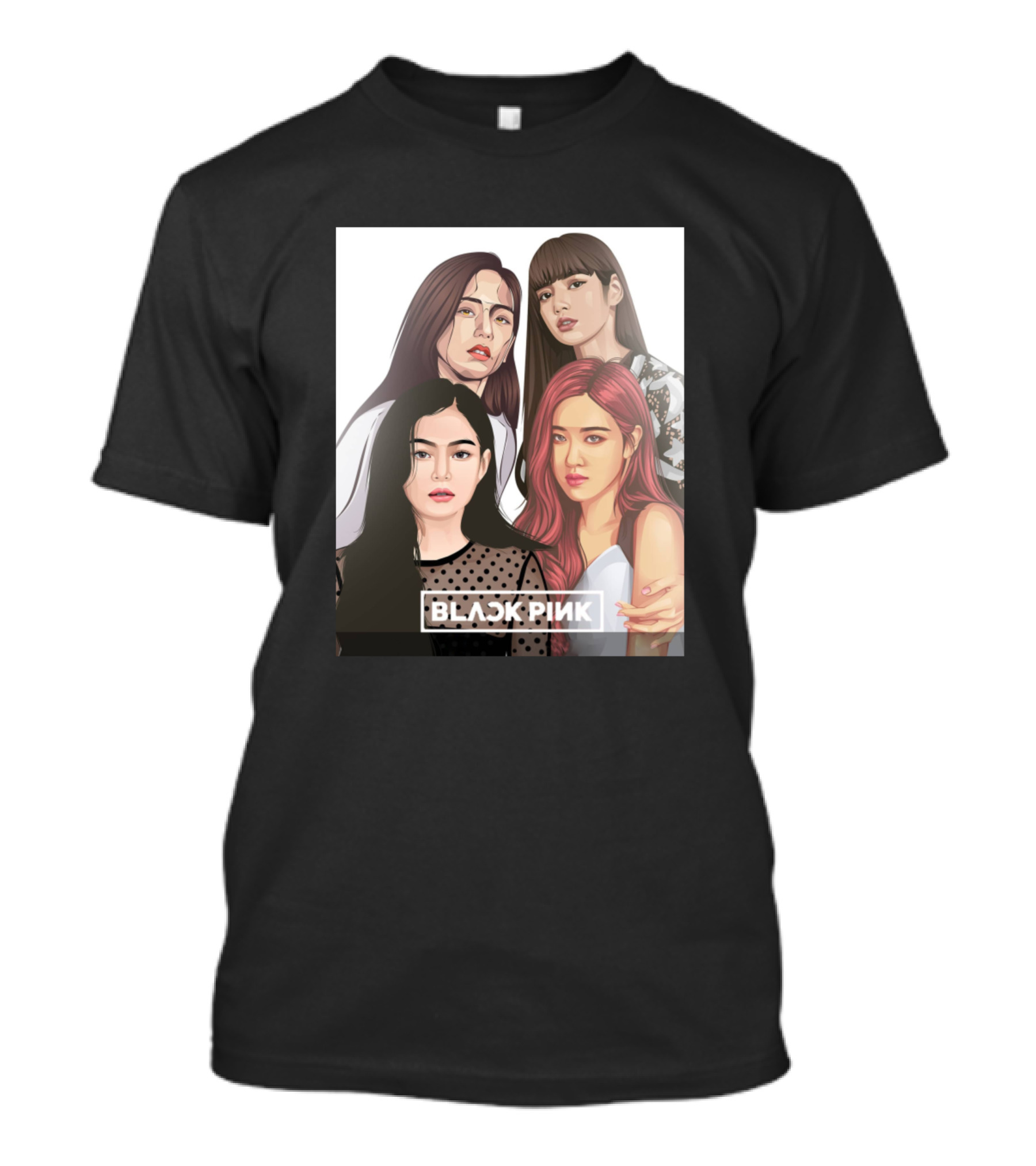 BLACKPINK Beautiful Girl Band T-Shirt