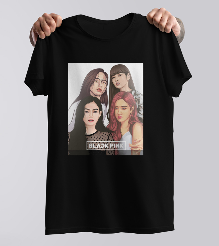 BLACKPINK Beautiful Girl Band T-Shirt