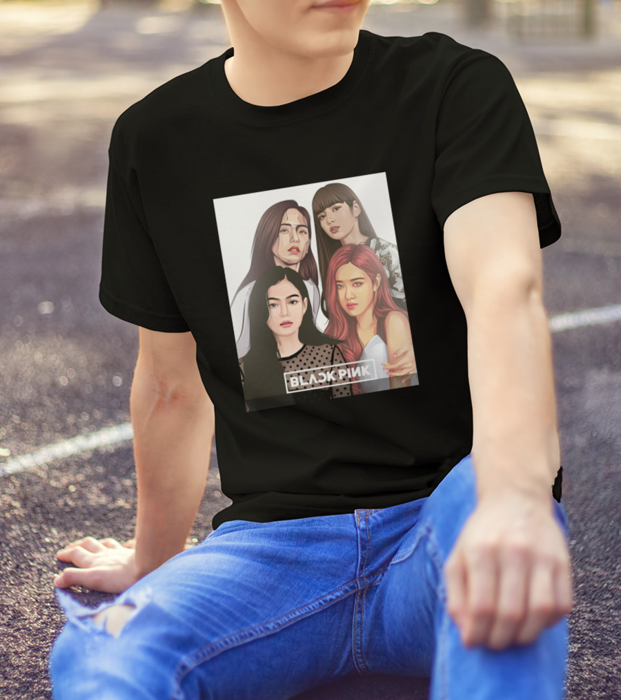 BLACKPINK Beautiful Girl Band T-Shirt