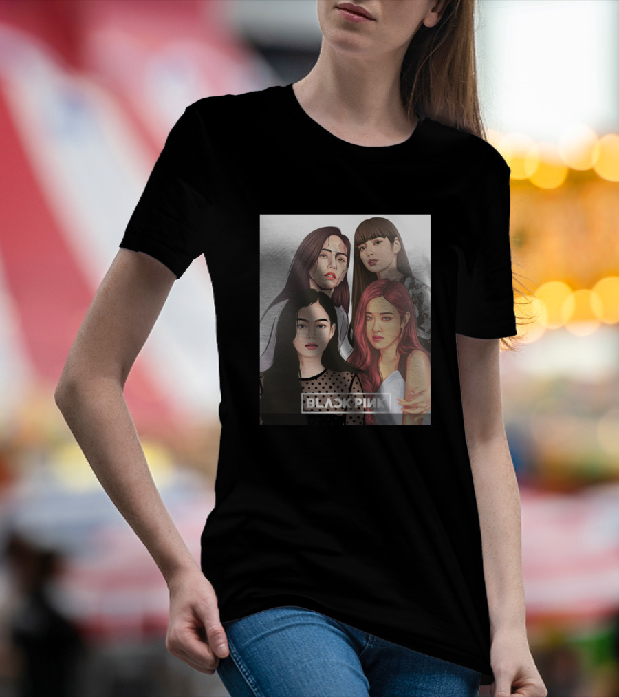 BLACKPINK Beautiful Girl Band T-Shirt