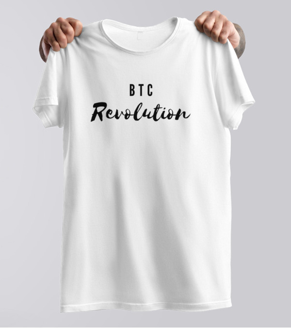 BTC Revolution Cryptocurrency Innovation T-Shirt