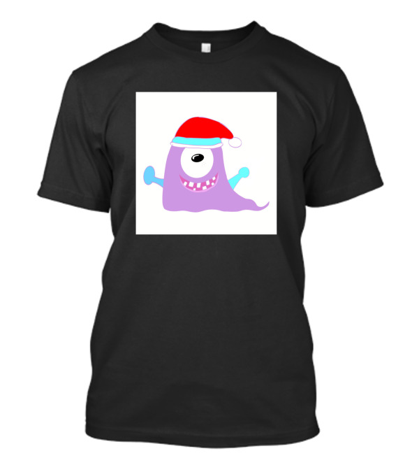 Cute Gel Monster In Christmas Hat T-Shirt