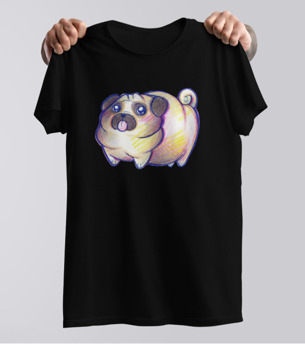 Dog Pug Fantasy Magic Luxury Royal Cute Adorable Playful T-Shirt