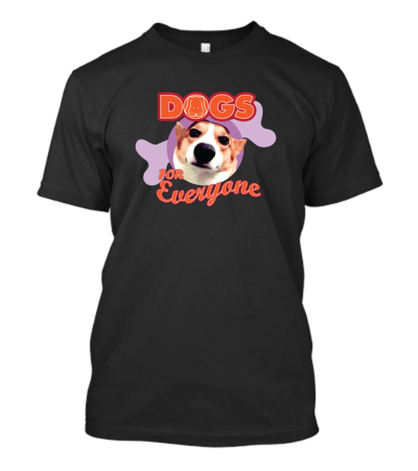 DOGS FOR EVERYONE Corgi Graphic Print T-Shirt