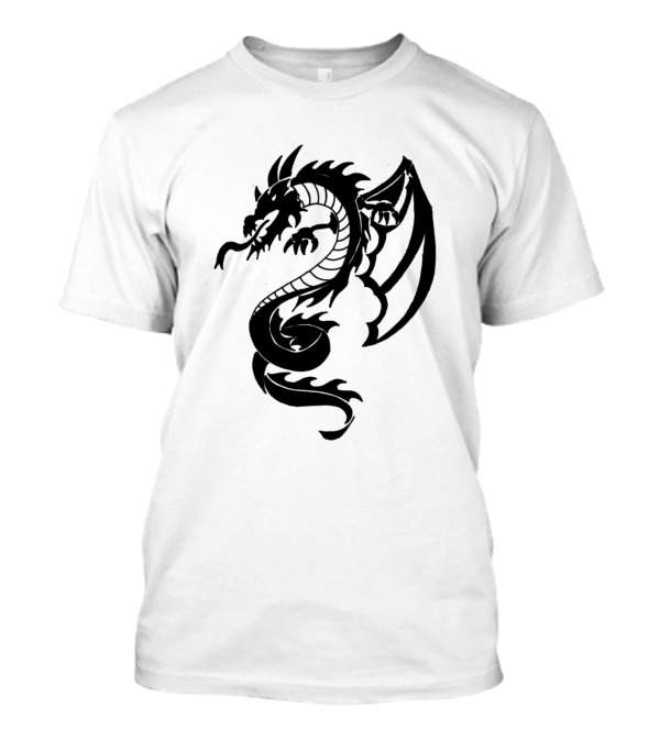 Dragon Tribal Tattoo Dark T-Shirt