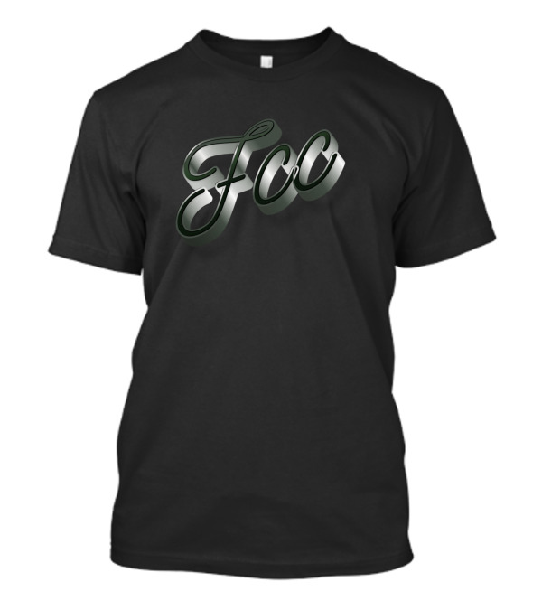 Fcc Stylized Cursive Text T-Shirt