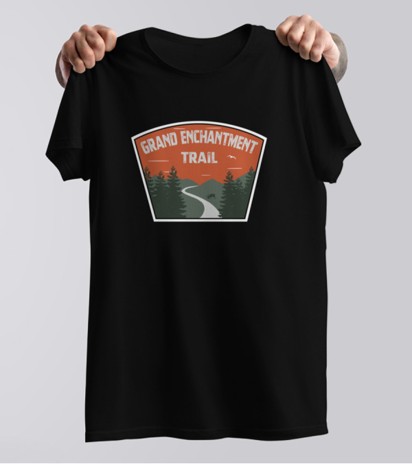 Grand Enchantment Trail Scenic Landscape With Mountains And Trees T-Shirt