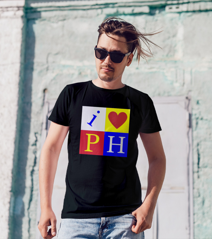 I Heart PH Philippines Love Block T-Shirt