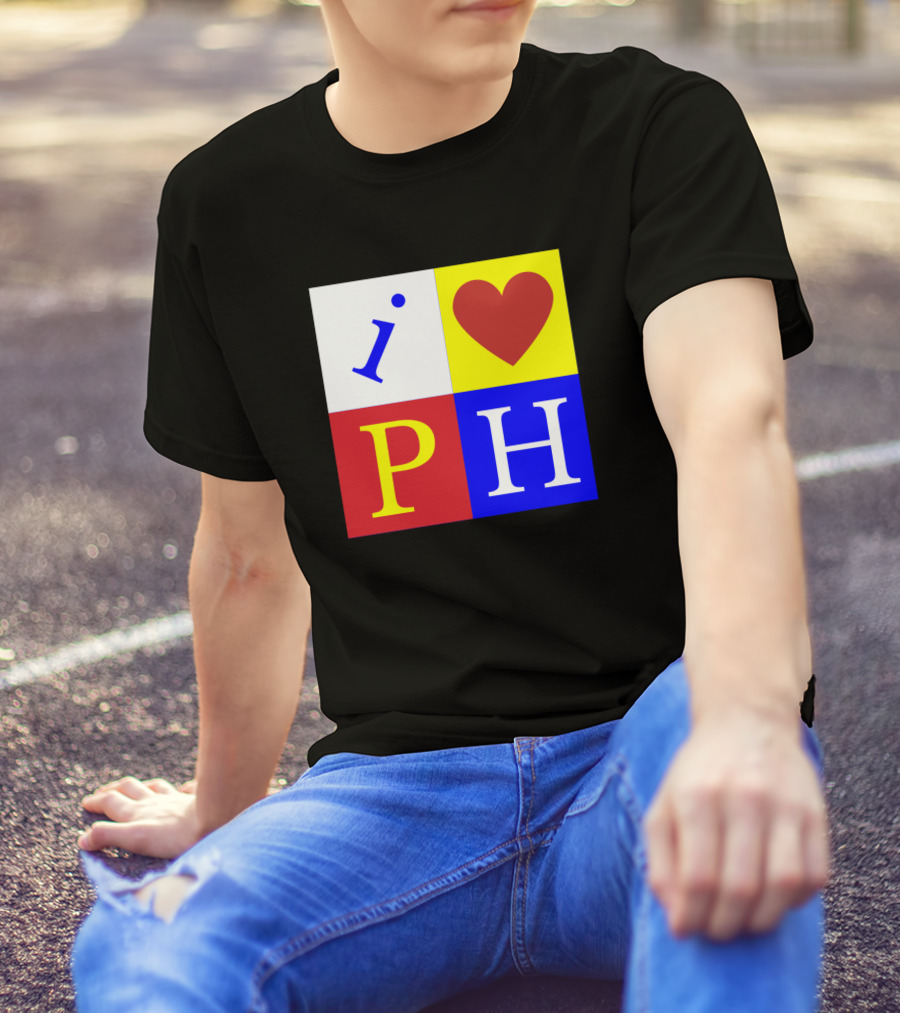I Heart PH Philippines Love Block T-Shirt