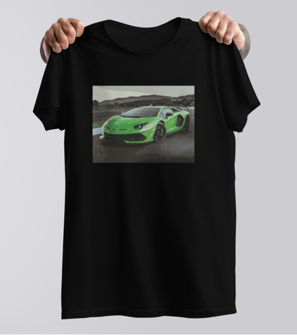 Lamborghini Huracan Green Supercar T-Shirt