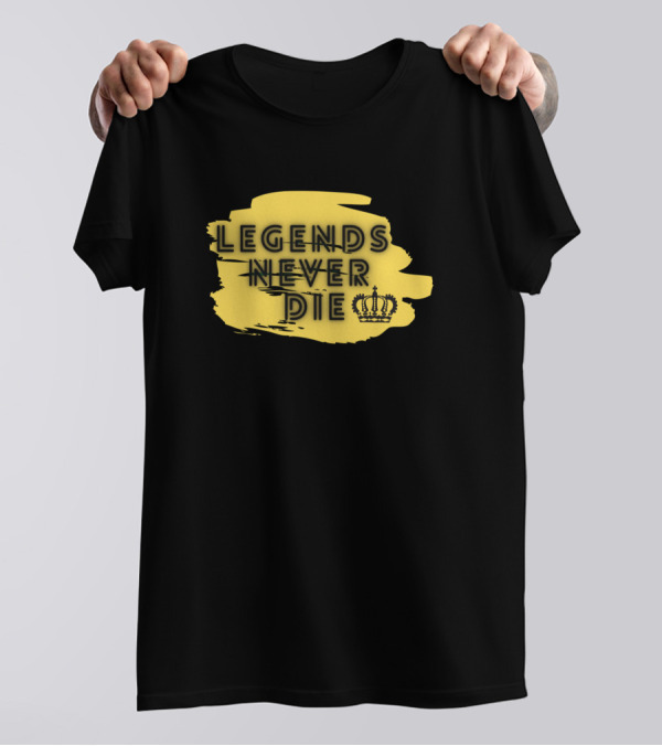 Legends Never Die Crown T-Shirt