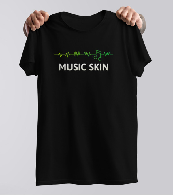 Music Skin Sound Wave Note T-Shirt
