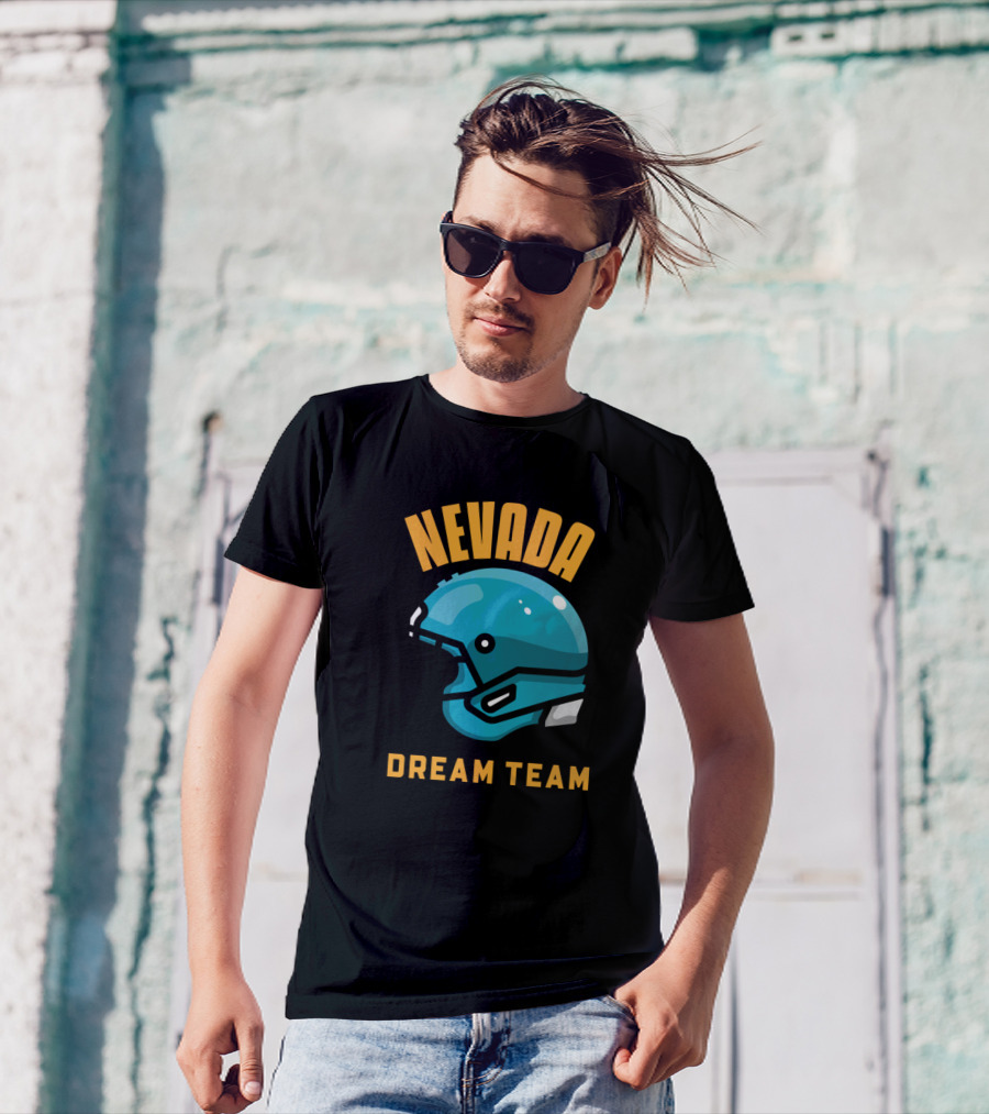 Nevada Dream Team Beach American Football T-Shirt