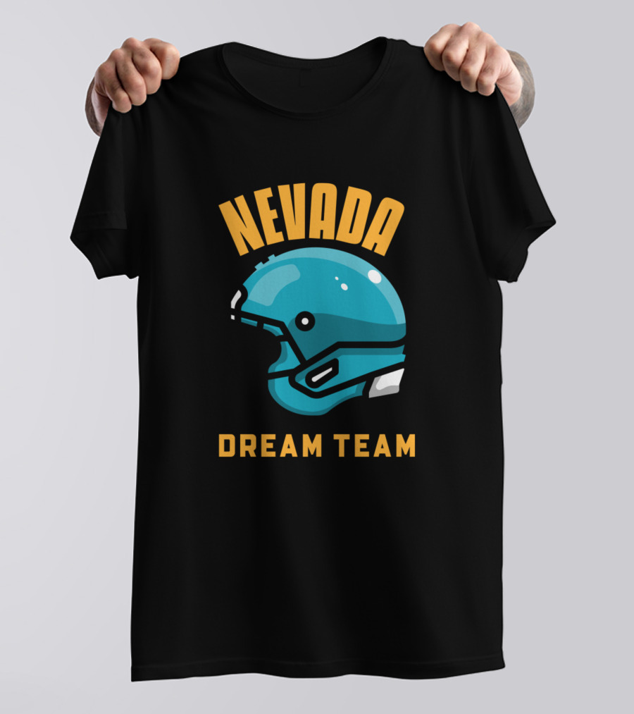 Nevada Dream Team Beach American Football T-Shirt