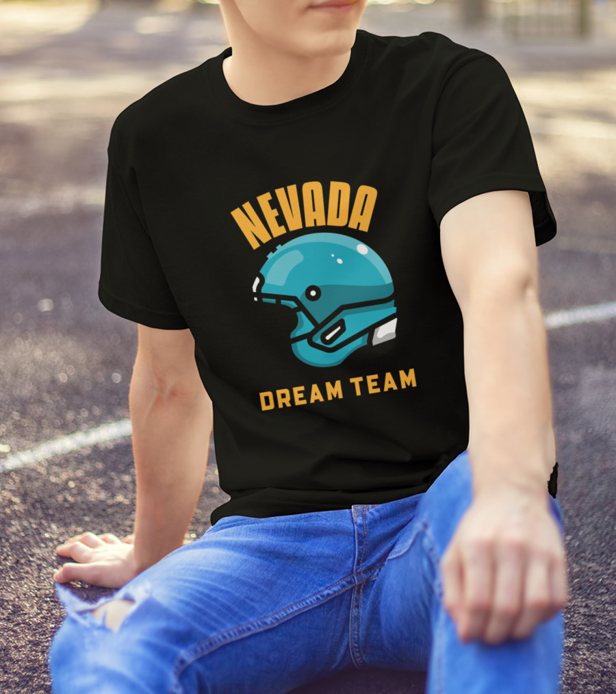 Nevada Dream Team Beach American Football T-Shirt