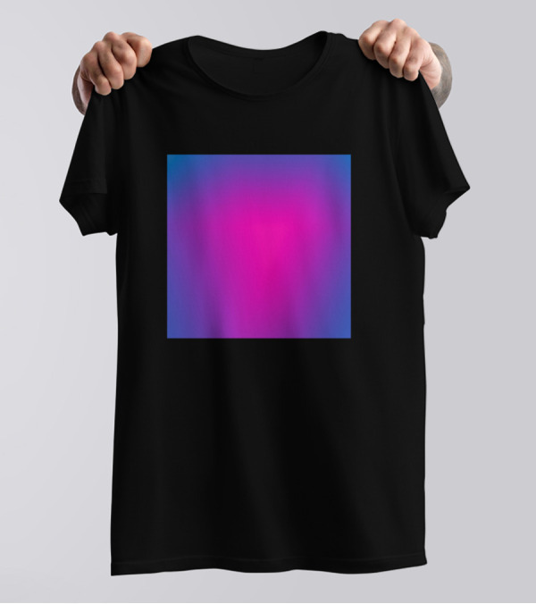 Pink Blue Gradient Texture T-Shirt