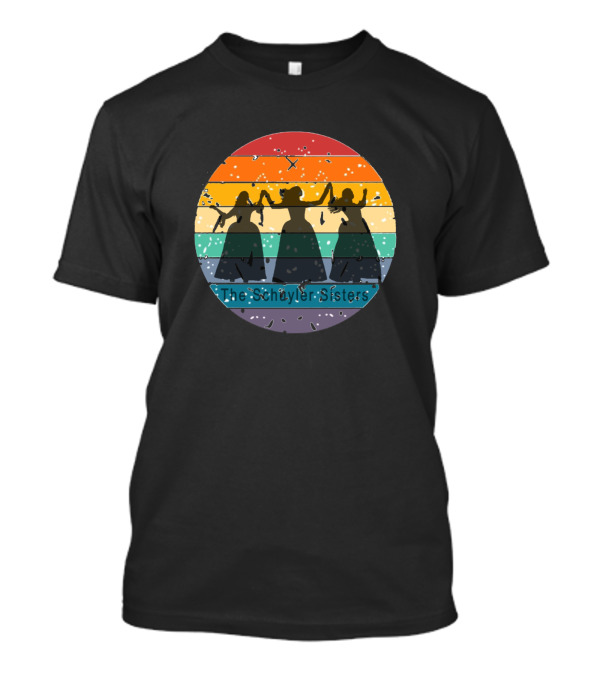The Schuyler Sisters Rainbow Silhouette Dance T-Shirt