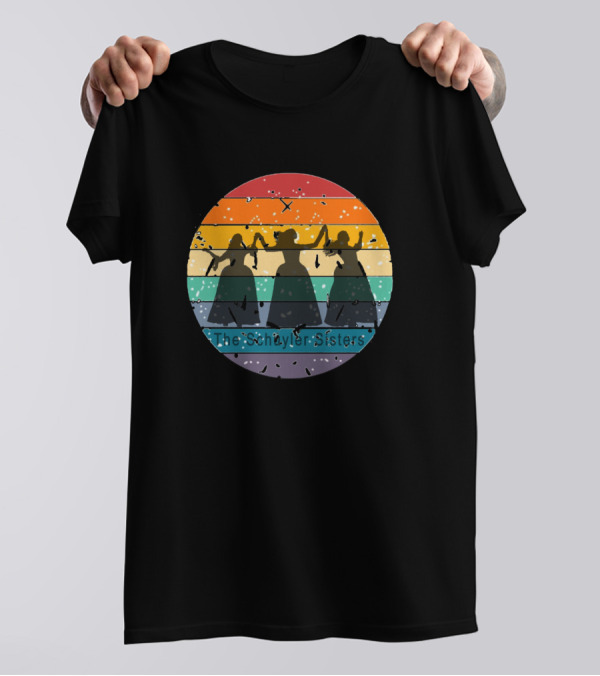 The Schuyler Sisters Rainbow Silhouette Dance T-Shirt