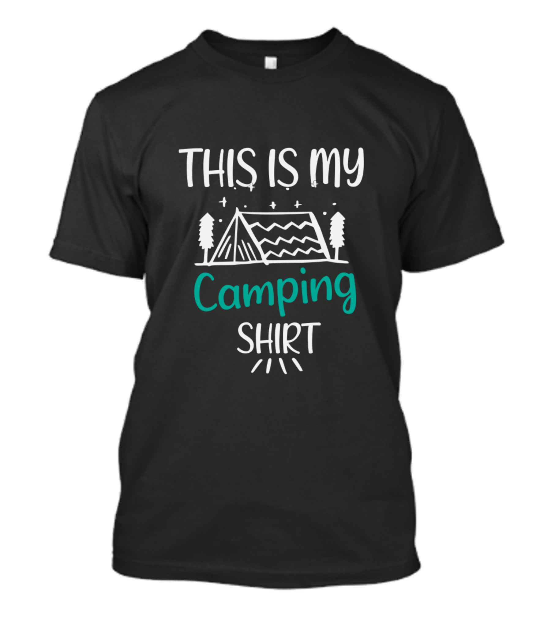 This Is My Camping Shirt Funny Camper Road Trip T-Shirt