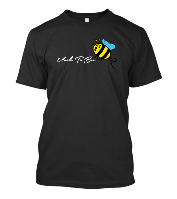 Uncle To Bee With Cartoon Yellow And Black Bumblebee T-Shirt