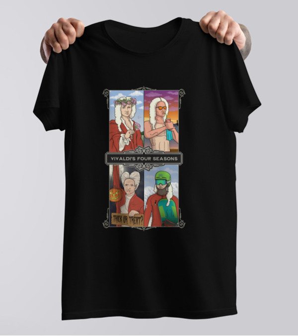 Vivaldi's Four Seasons Trick Or Treat Summer Winter T-Shirt