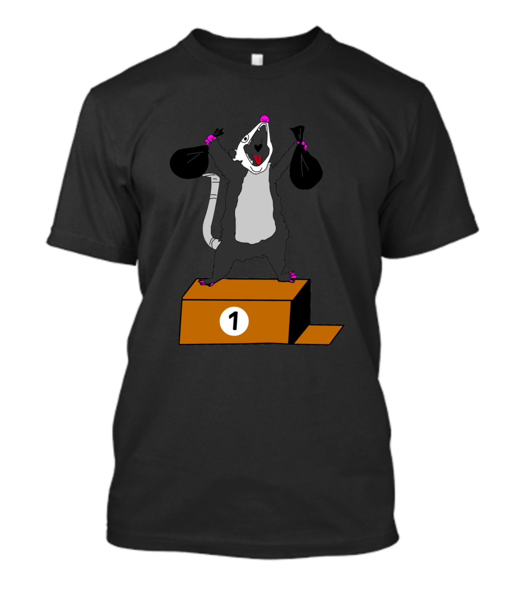 I Won Trash Possum Number One Victory T-Shirt