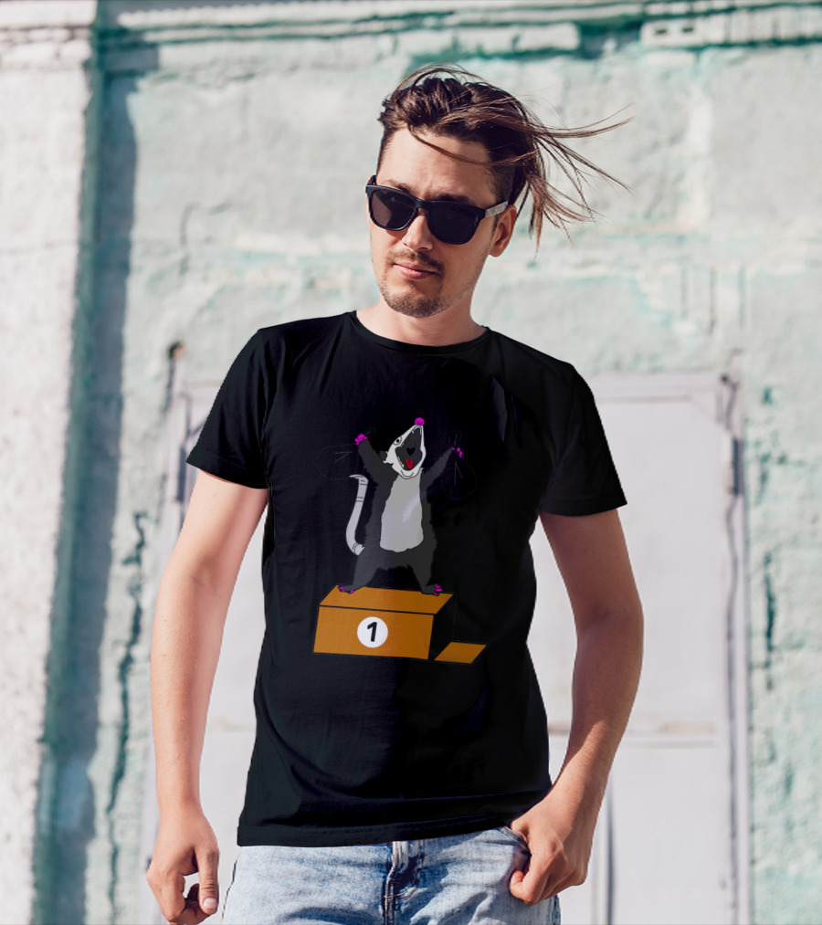 I Won Trash Possum Number One Victory T-Shirt