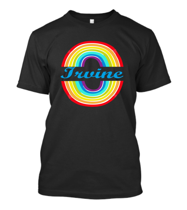 Irvine Rainbow Retro Circle T-Shirt