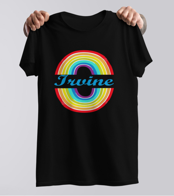 Irvine Rainbow Retro Circle T-Shirt