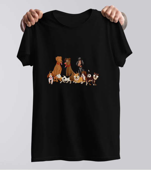 It Was Me I Let The Dogs Out Puppy Dogs Group T-Shirt