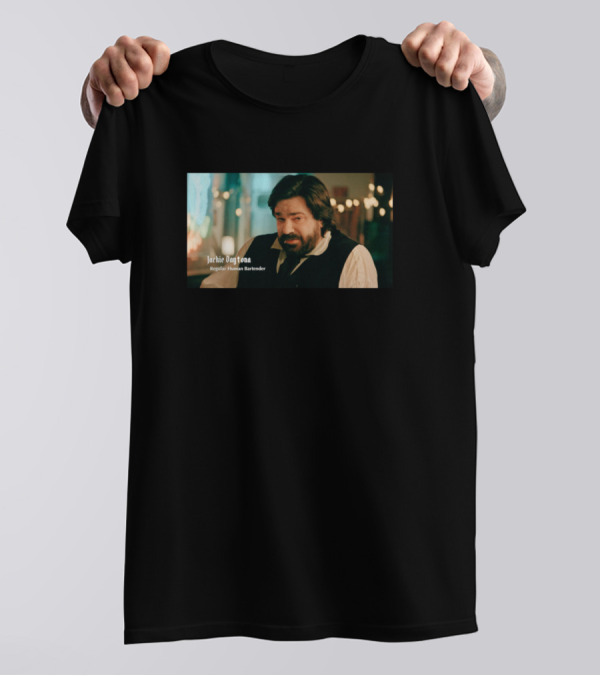 Jackie Daytona Regular Human Bartender The Movie T-Shirt