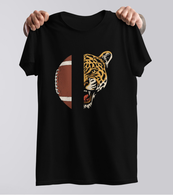 Jaguars Football Team Wildcat Emblem T-Shirt