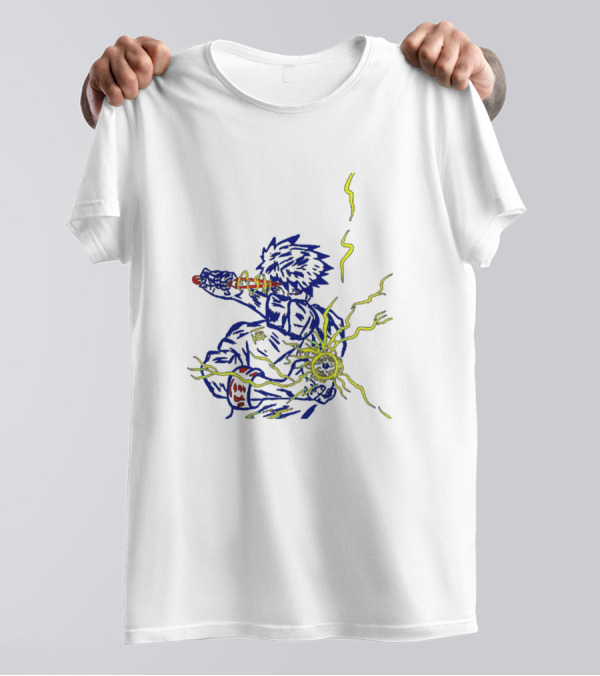 Kakashi Hatake Lightning Technique Chidori Electric Charge T-Shirt