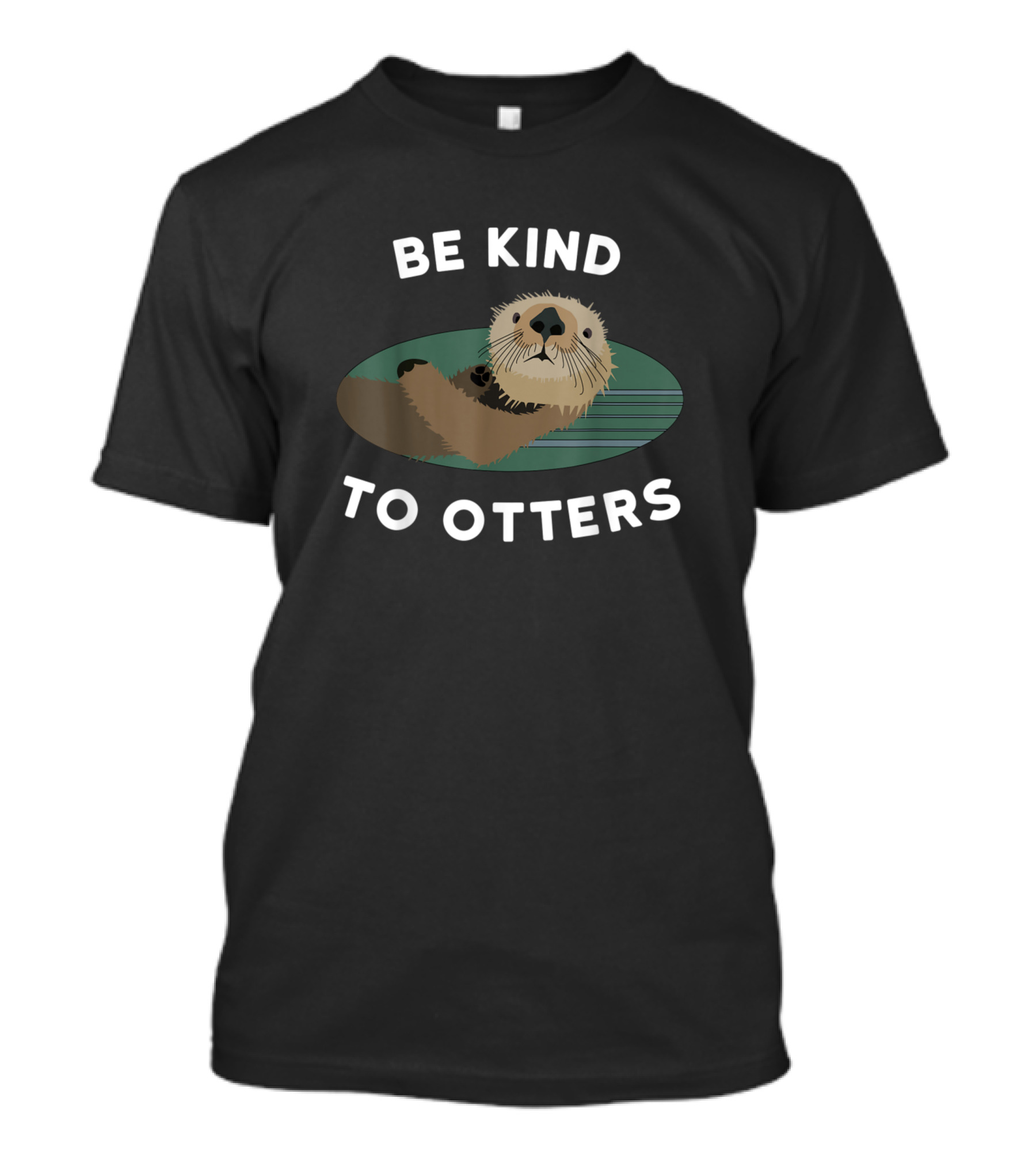 Be Kind To Otters Kids Otter Pun Present Be Kind T-Shirt