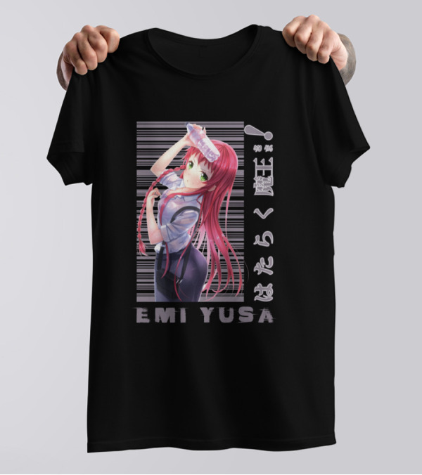 EMI YUSA HATARAKU MAOU SAMA ANIME CHARACTER T-Shirt