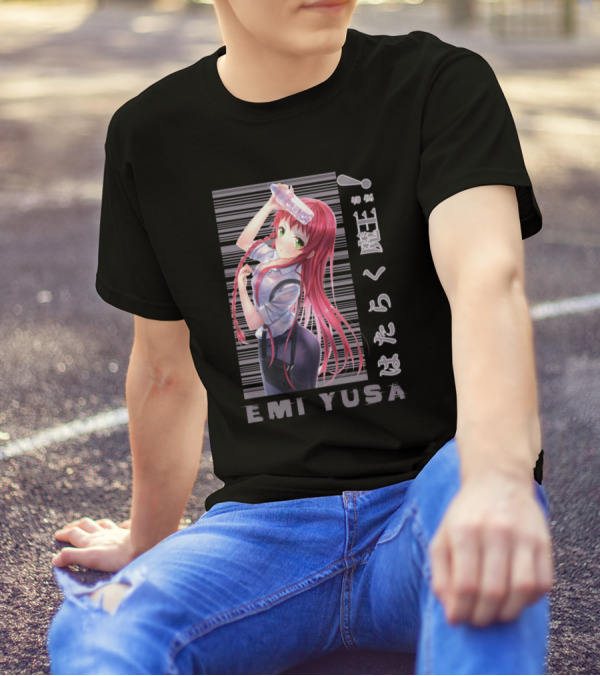EMI YUSA HATARAKU MAOU SAMA ANIME CHARACTER T-Shirt
