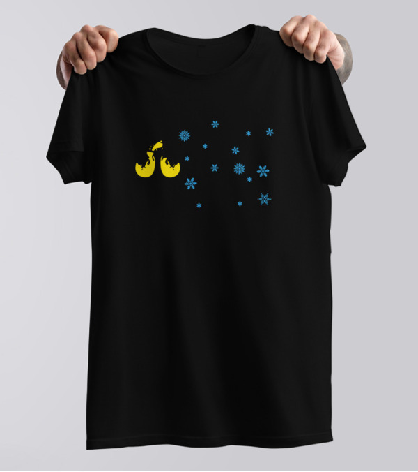 Let It Flow Wine Glasses Snowflakes T-Shirt